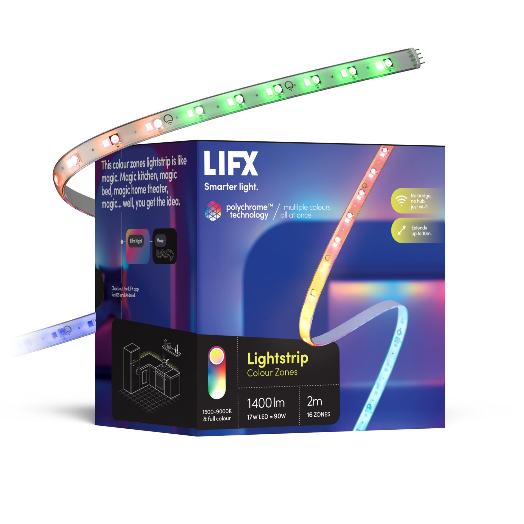 maske mover frost LIFX Lightstrip 2m Kit with Colour Zones