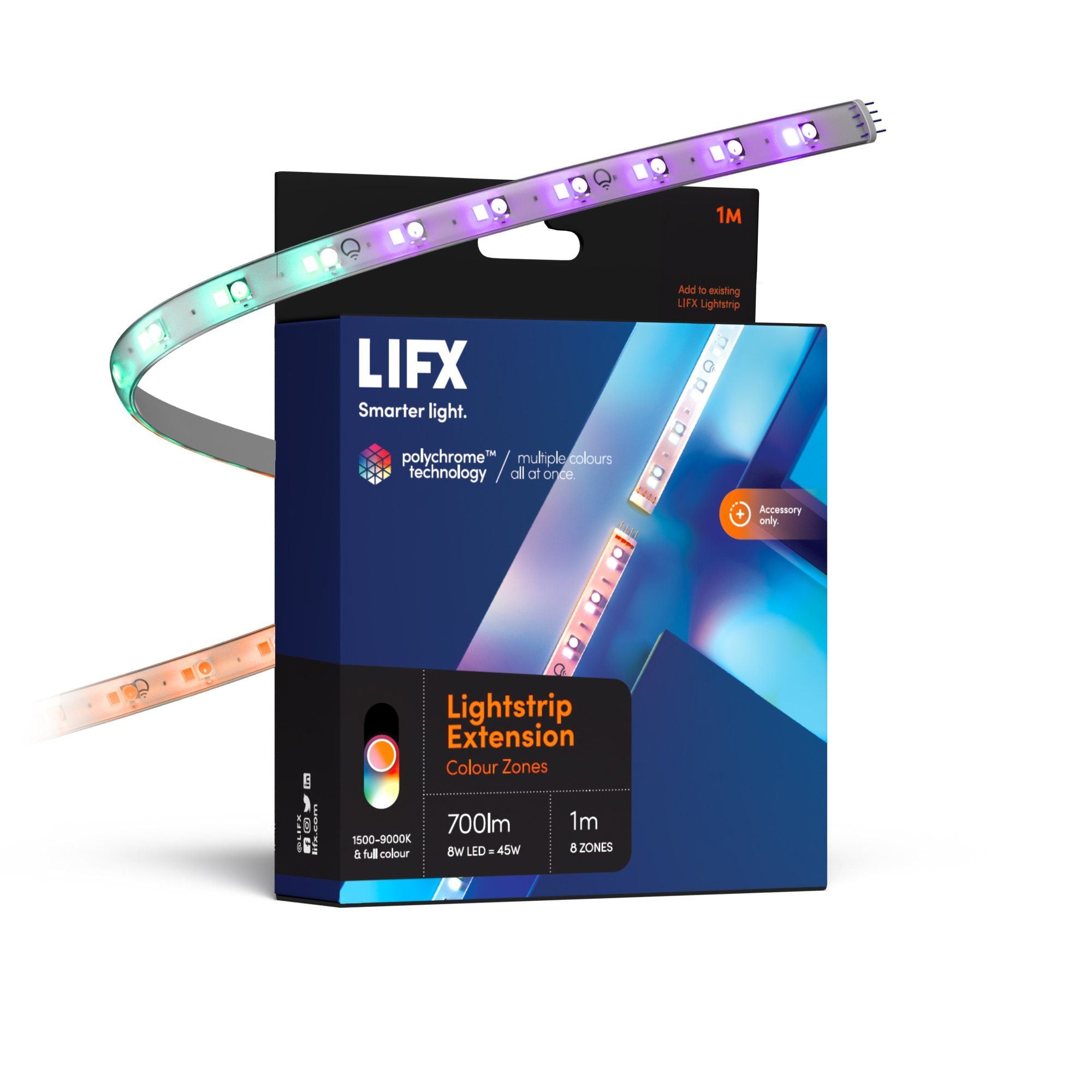 LIFX Lightstrip 1m Extension with Colour Zones