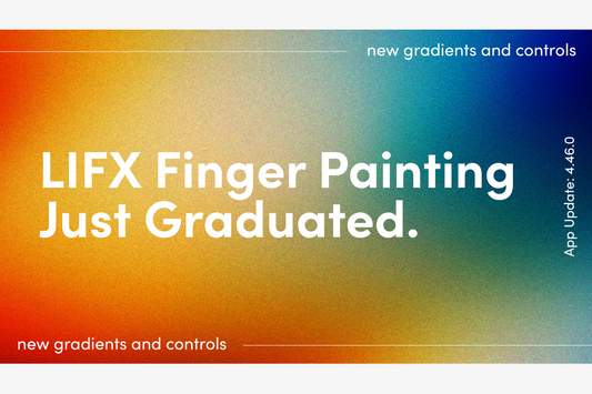 LIFX Finger Painting Just Graduated