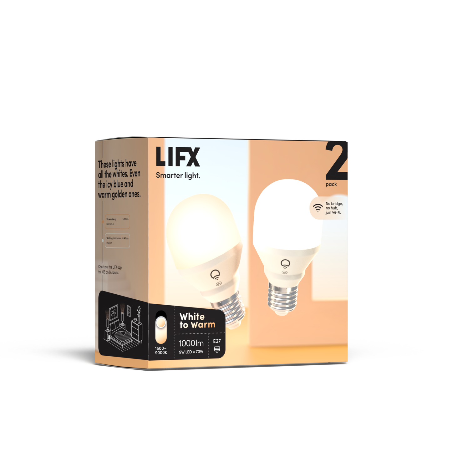 Soft white online color bulb